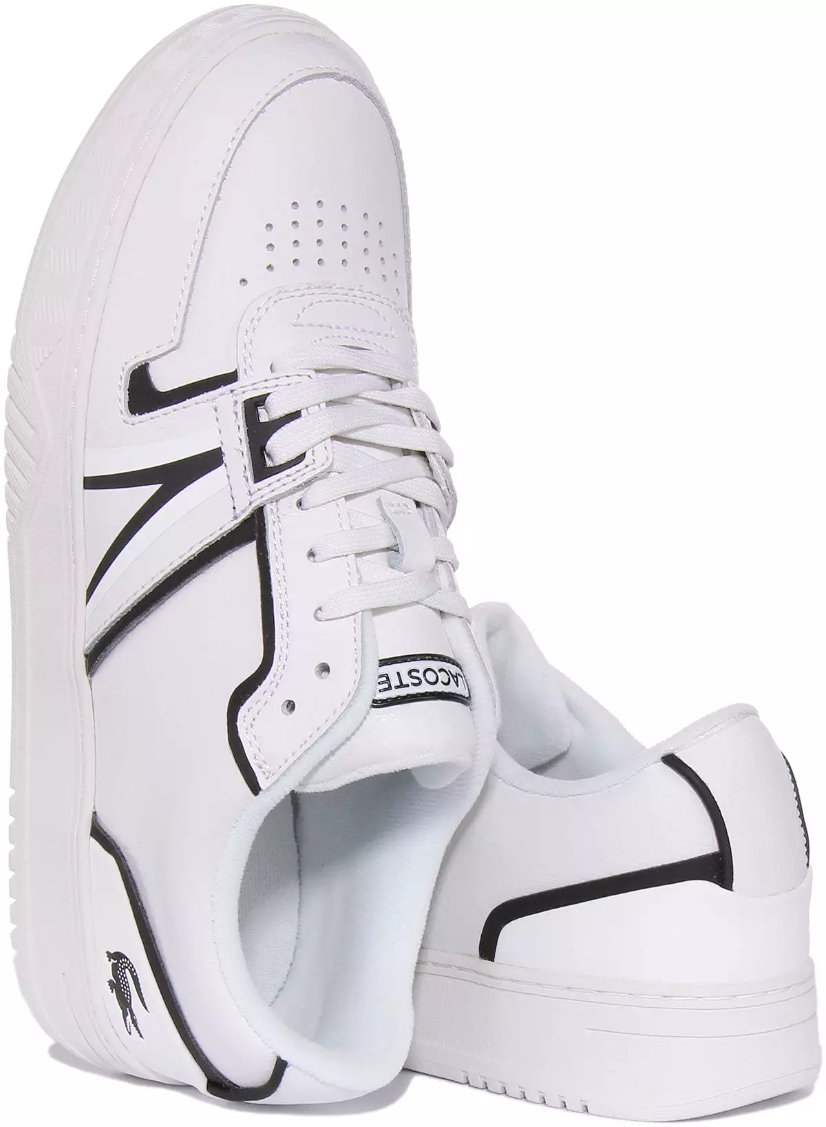 Lacoste L001 123 7 Men's Shoes - White Black