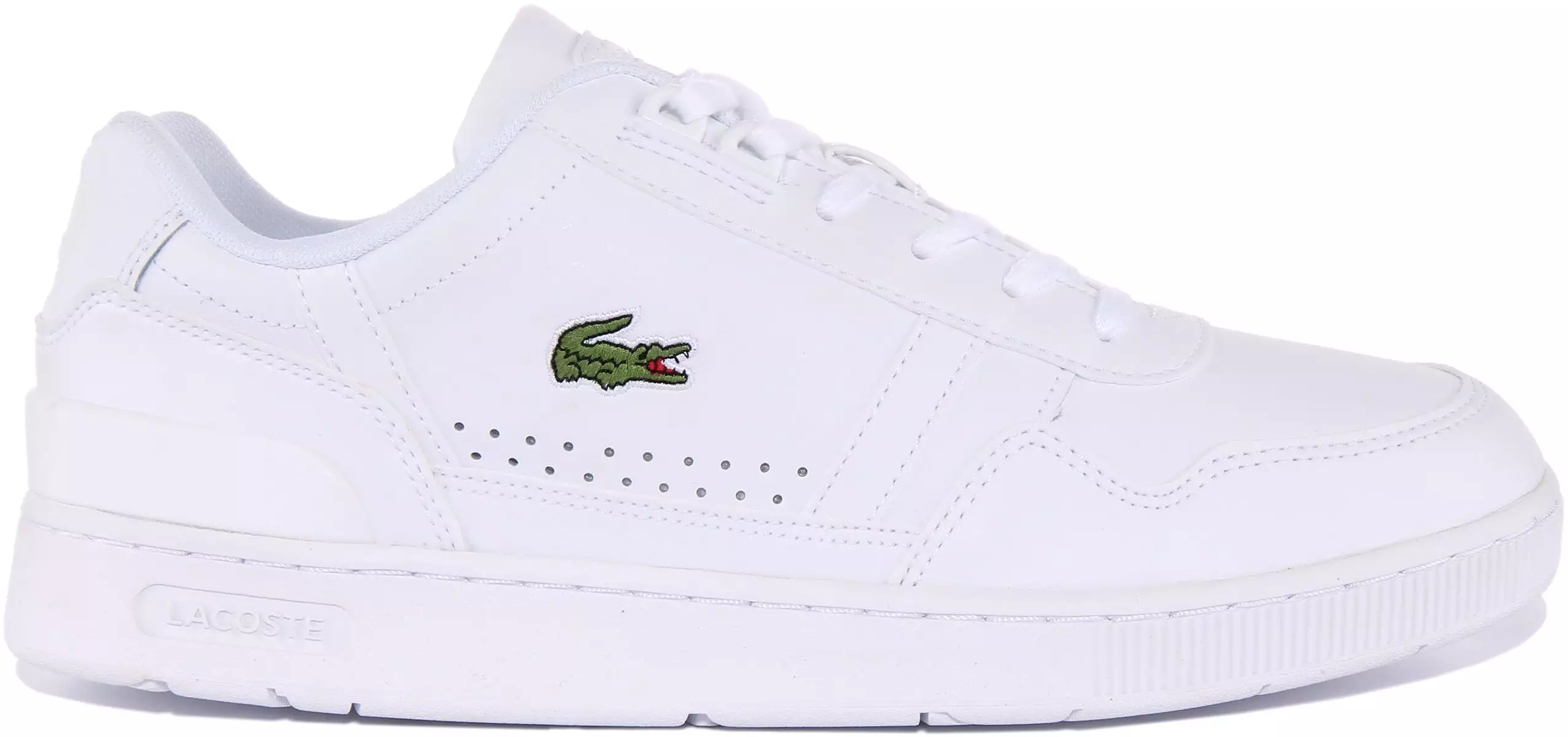 Lacoste Men's White T Clip