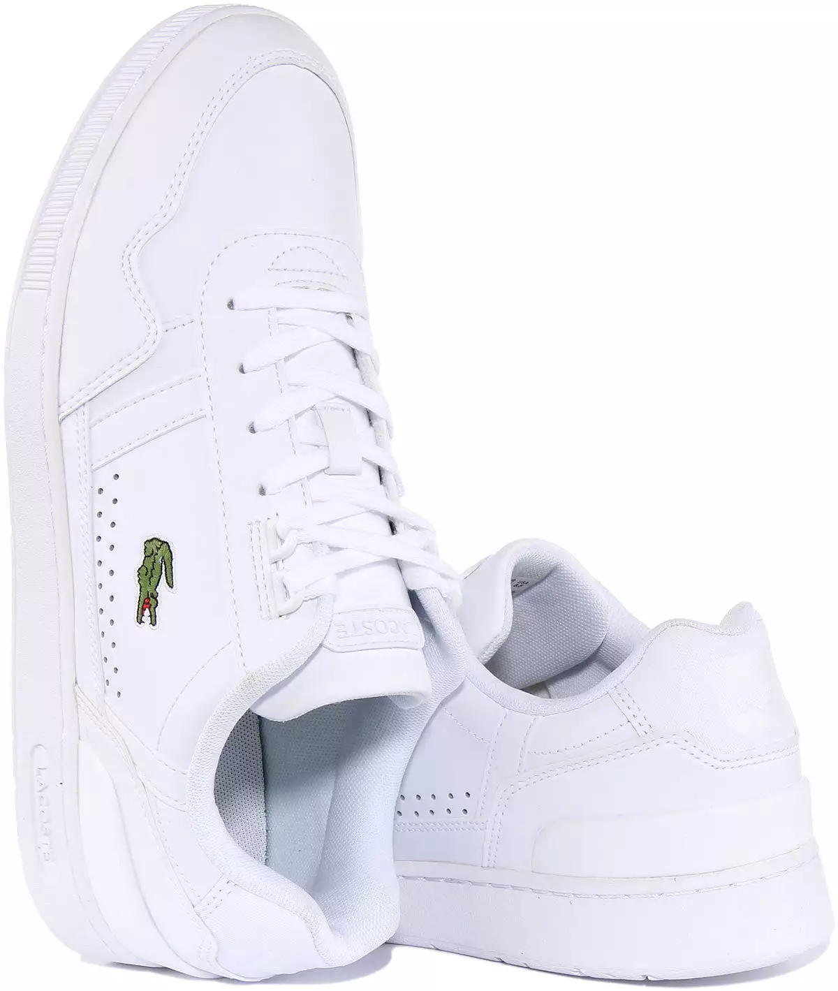 Lacoste Men's White T Clip