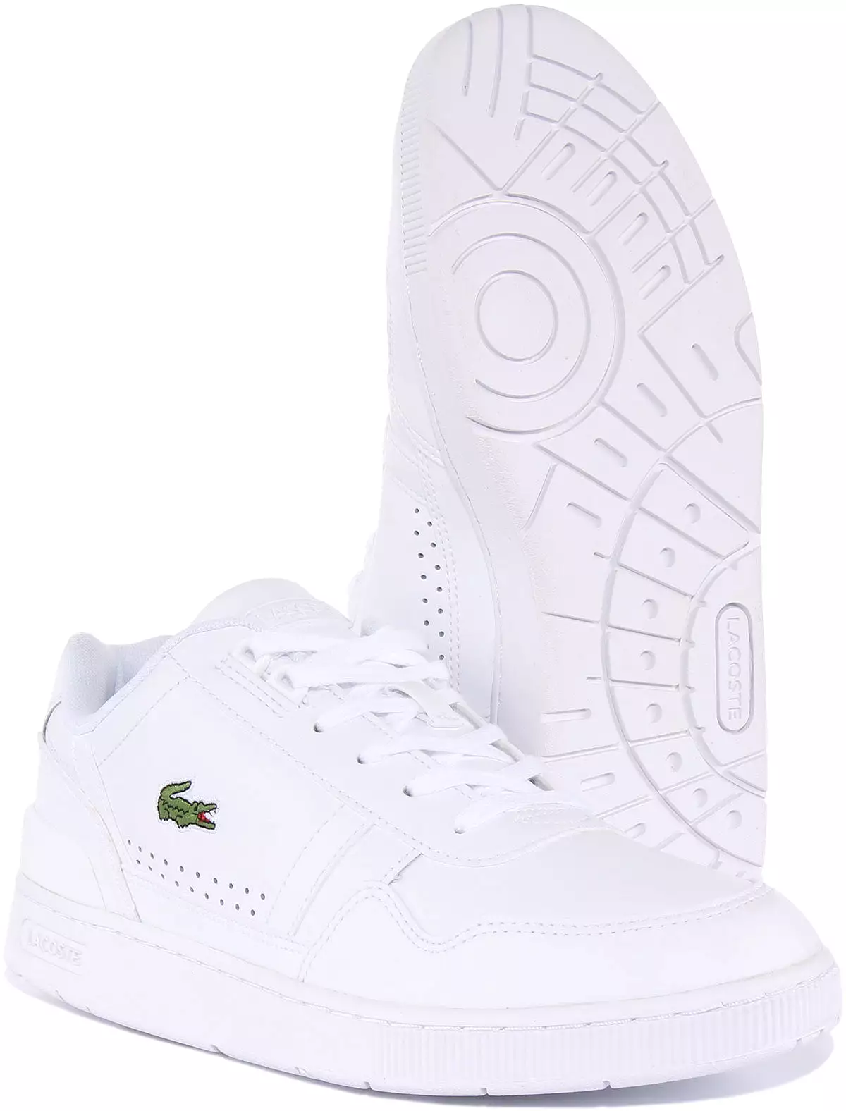 Lacoste Men's White T Clip