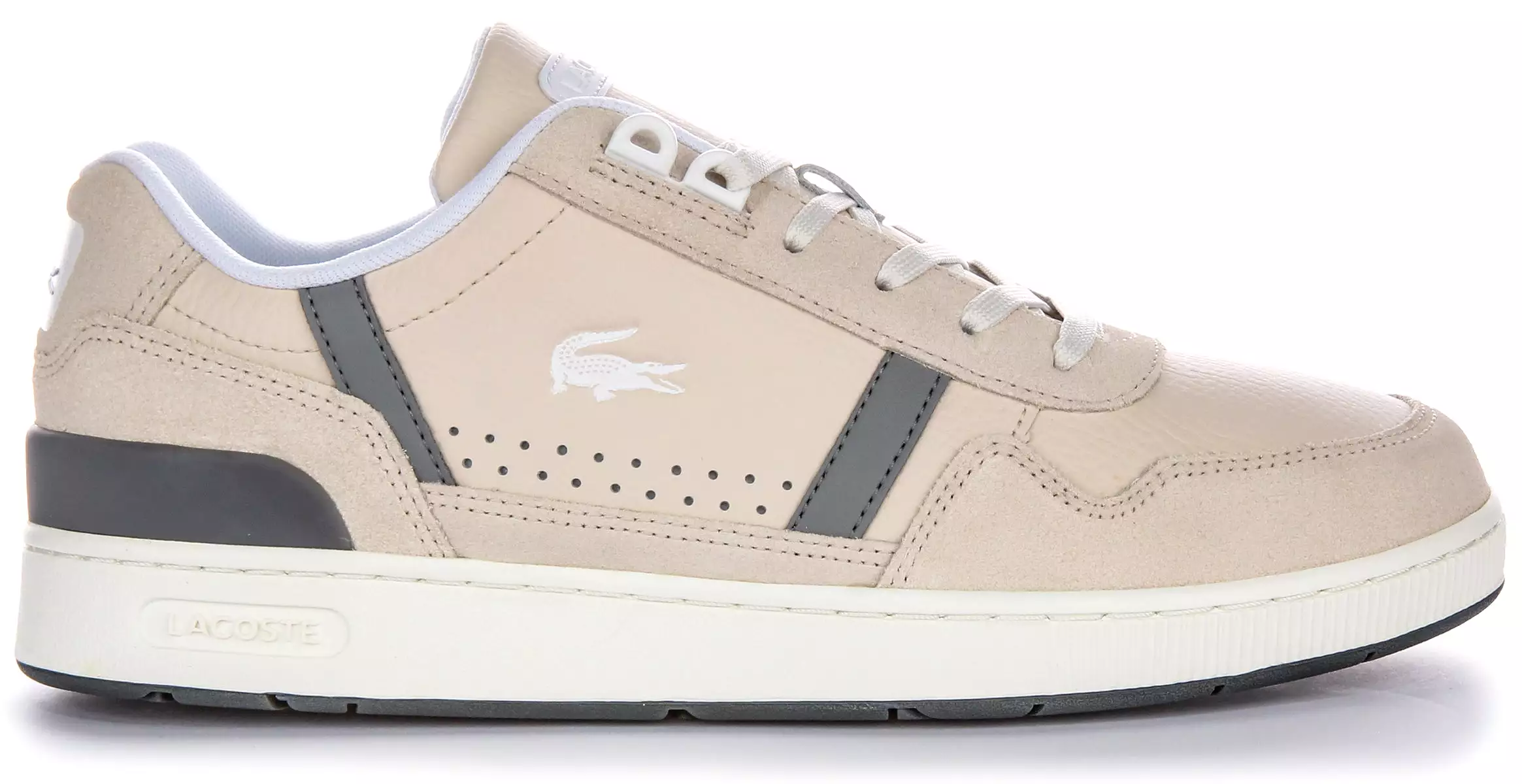 Lacoste T-Clip Beige Trainers Men