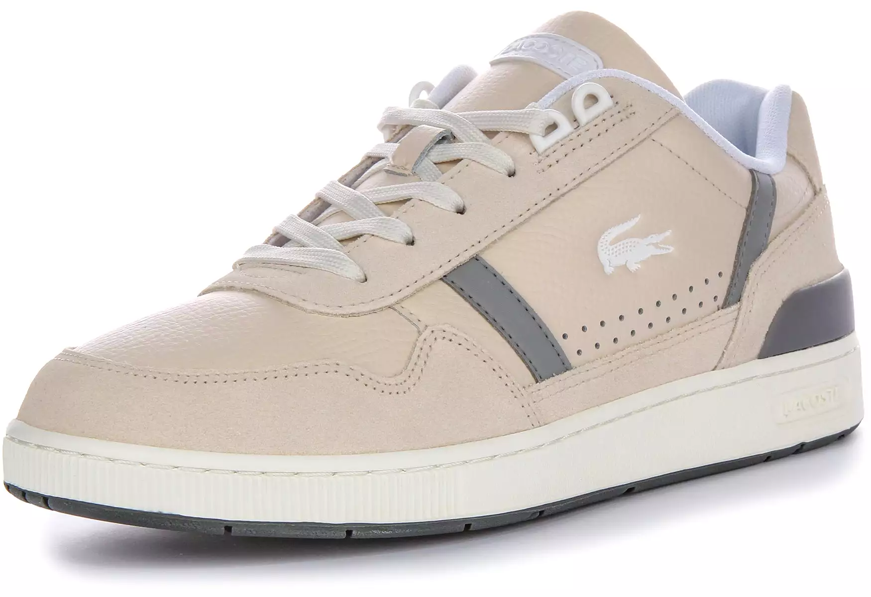 Lacoste T-Clip Beige Trainers Men