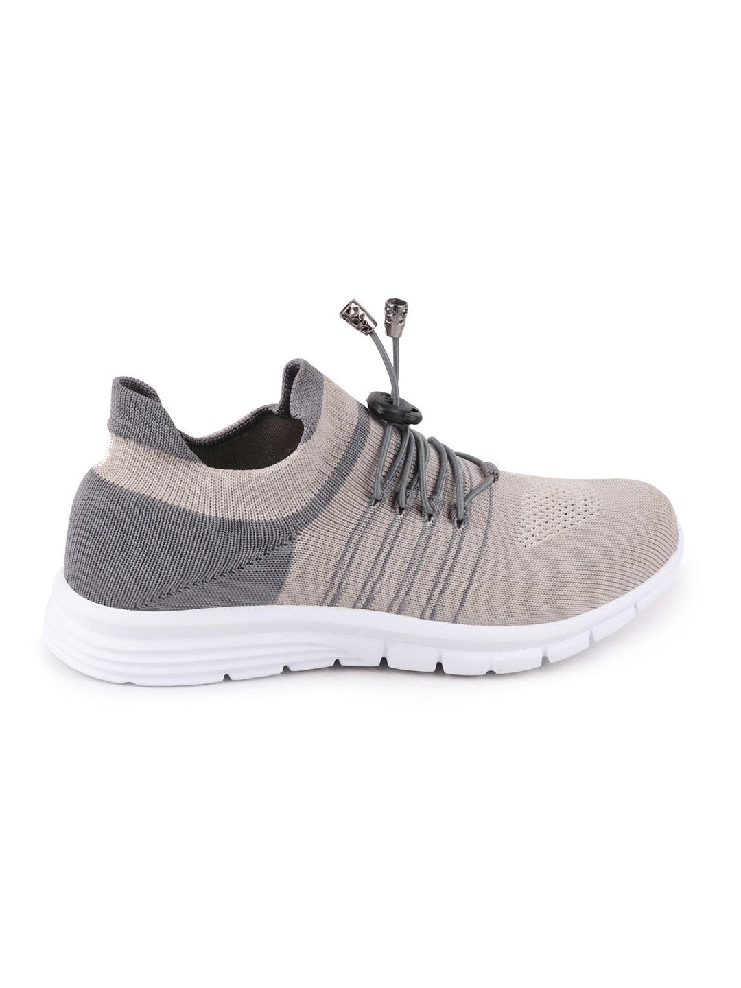 Light Grey Women's Sports Lace-Up Outdoor Running Shoes