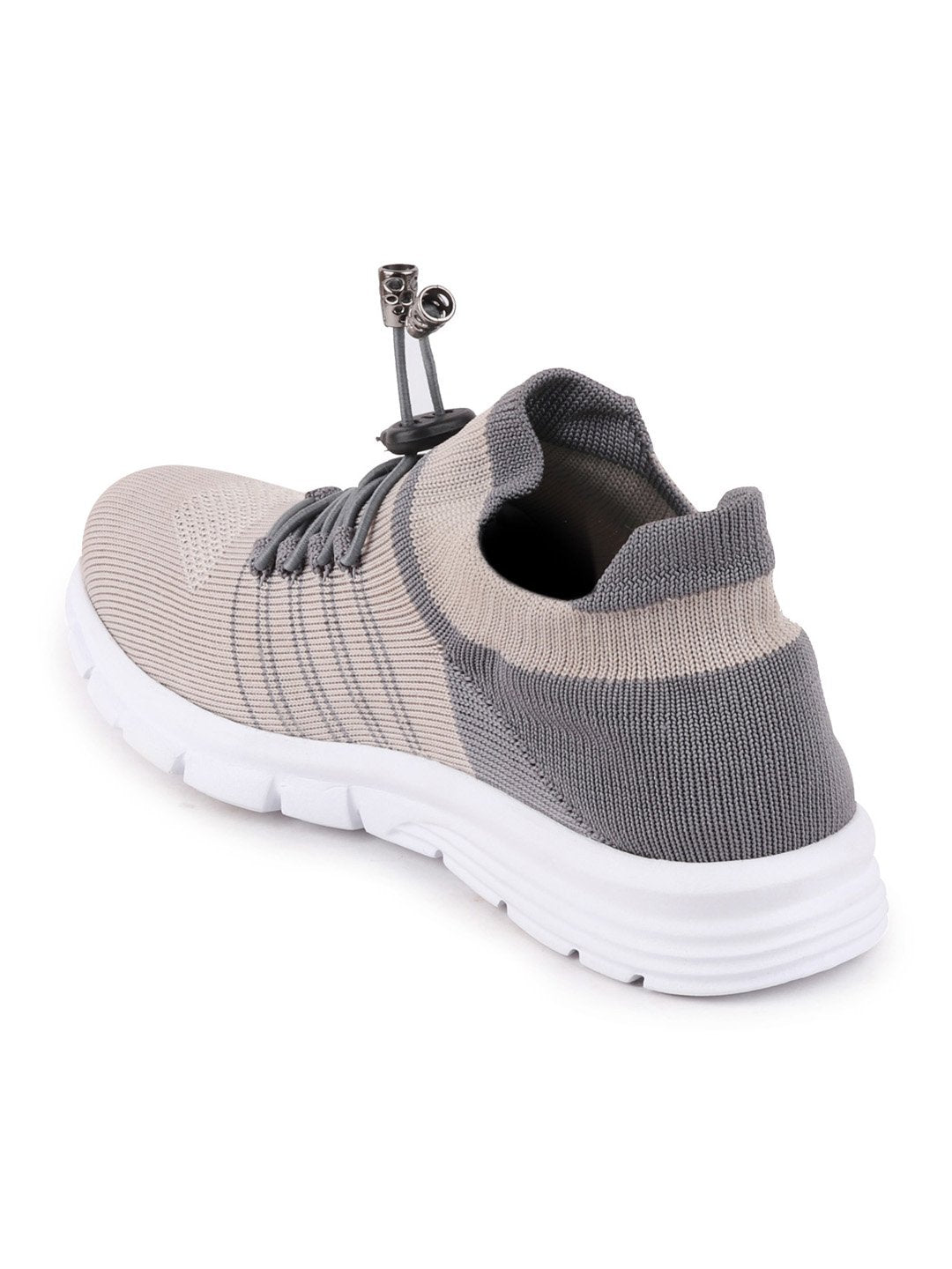 Light Grey Women's Sports Lace-Up Outdoor Running Shoes