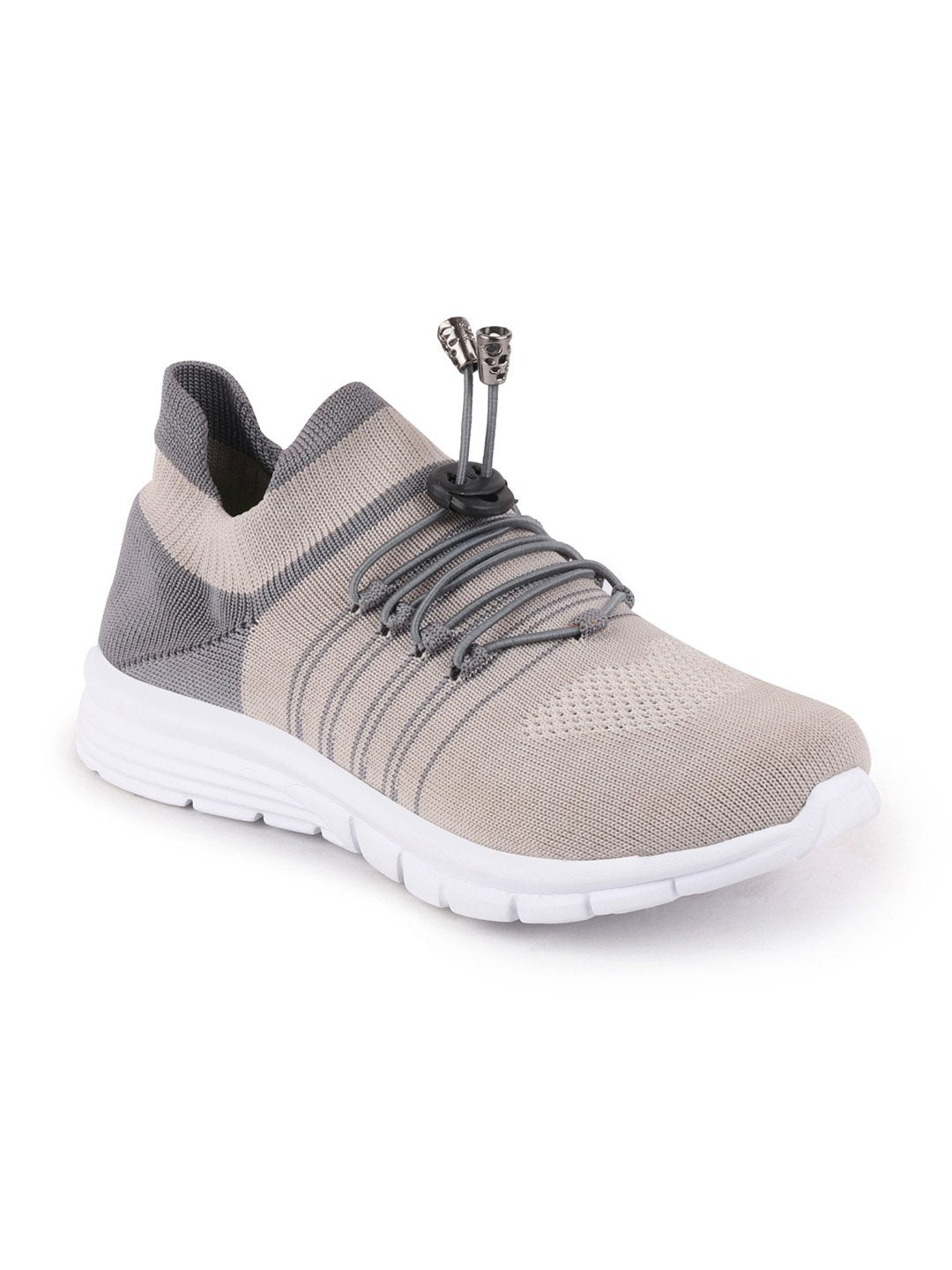 Light Grey Women's Sports Lace-Up Outdoor Running Shoes