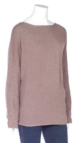 Long Sleeve Boat Neck Tunic Sweater MW-BT