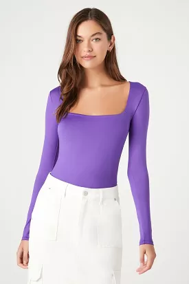 Long-Sleeve Bodysuit with Contoured Fit