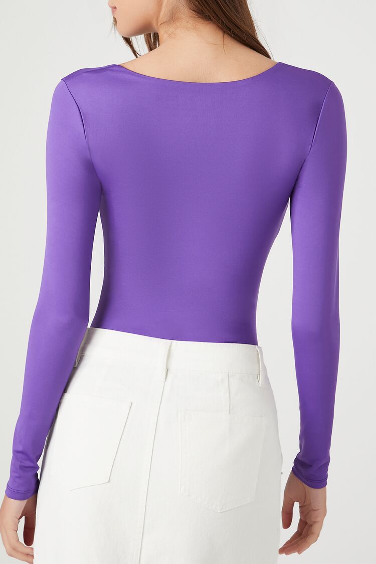 Long-Sleeve Bodysuit with Contoured Fit