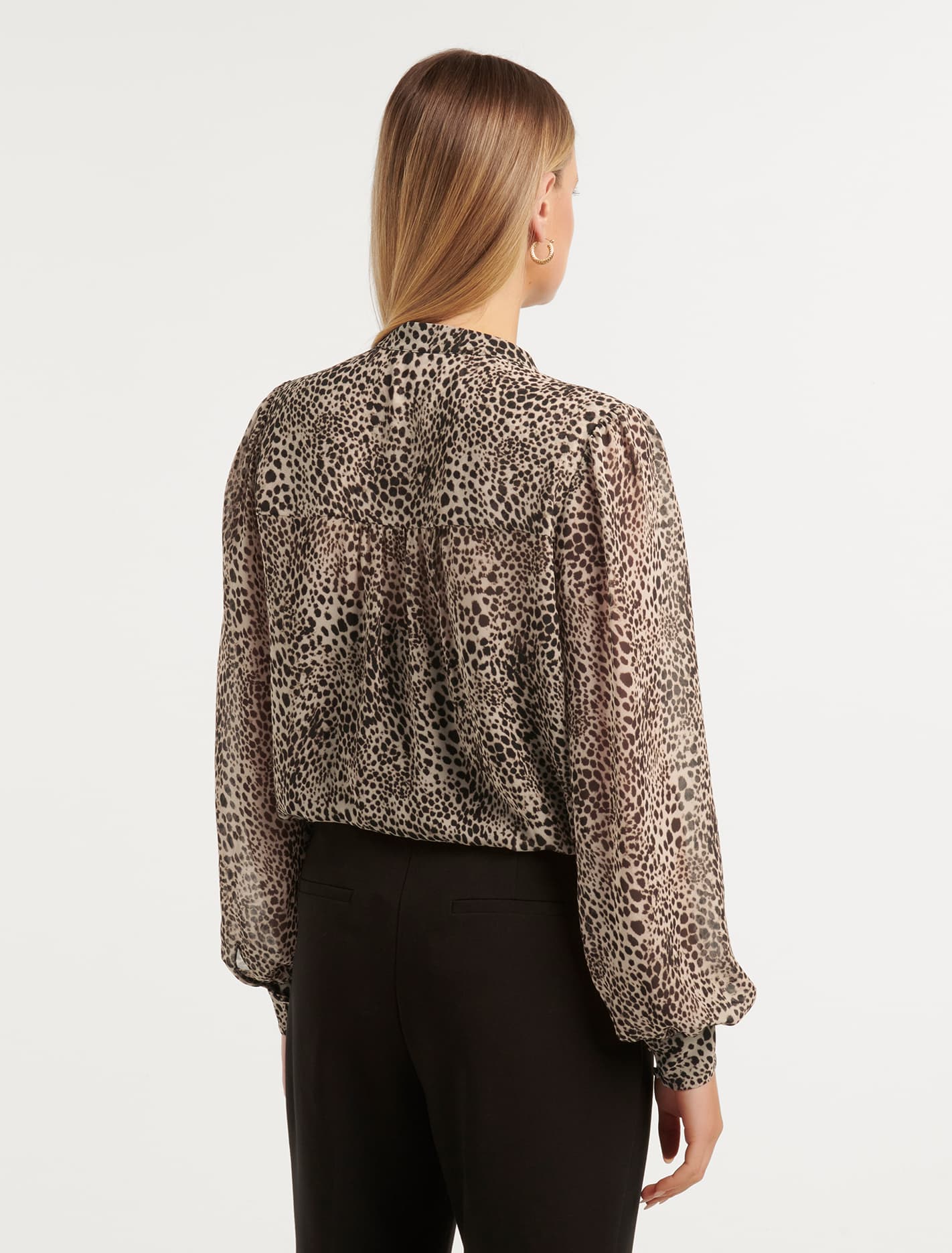 Long Sleeve Tunic Top - Finley Printed Variant