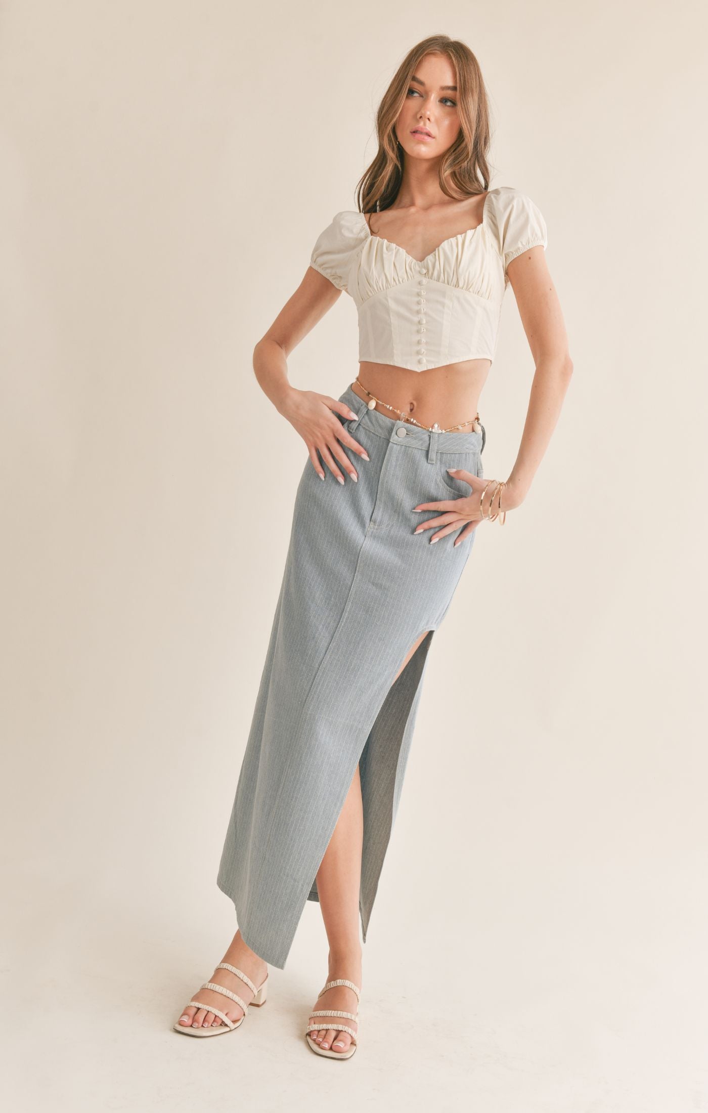 Love Story Corset Crop Top