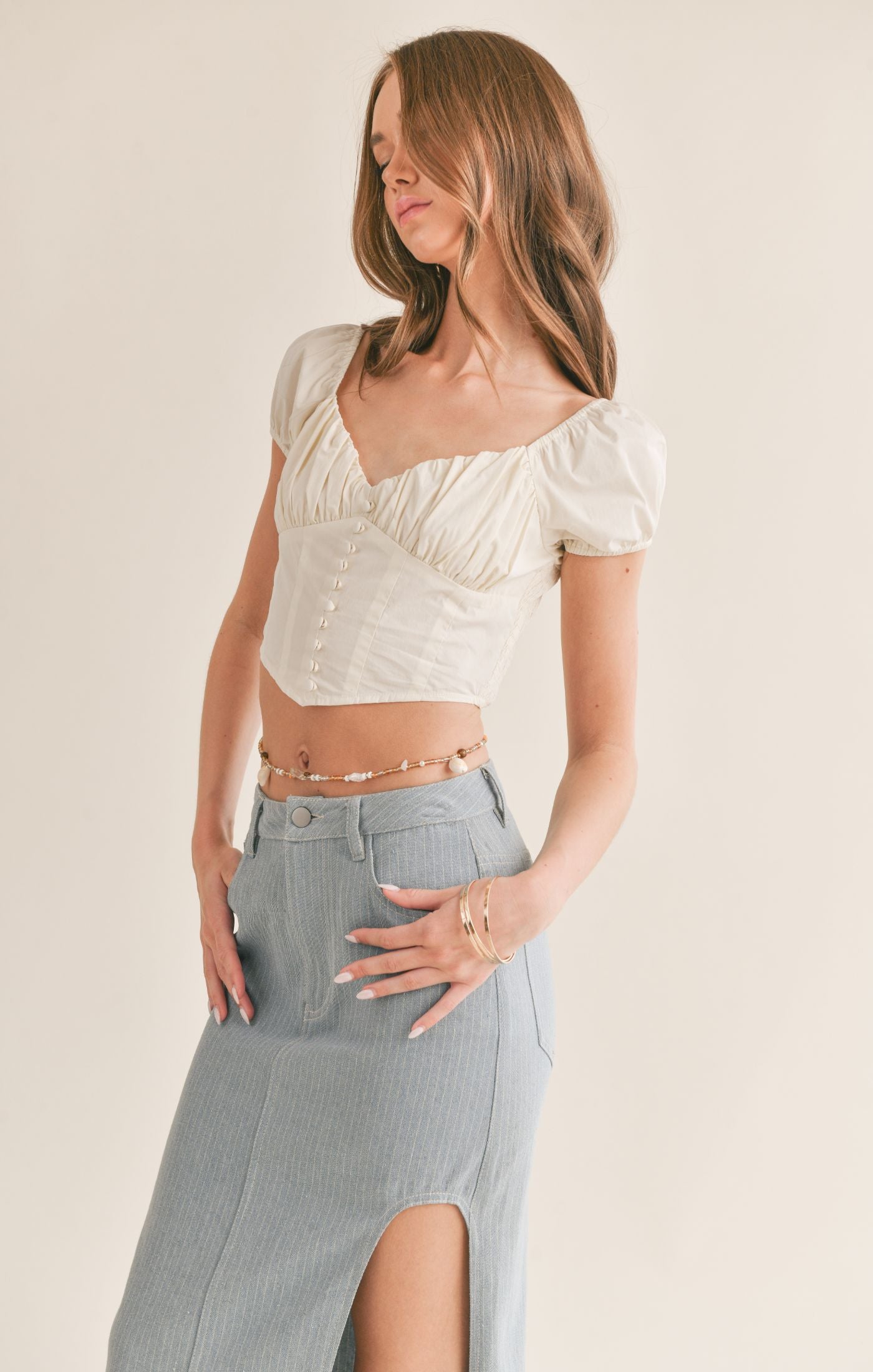 Love Story Corset Crop Top