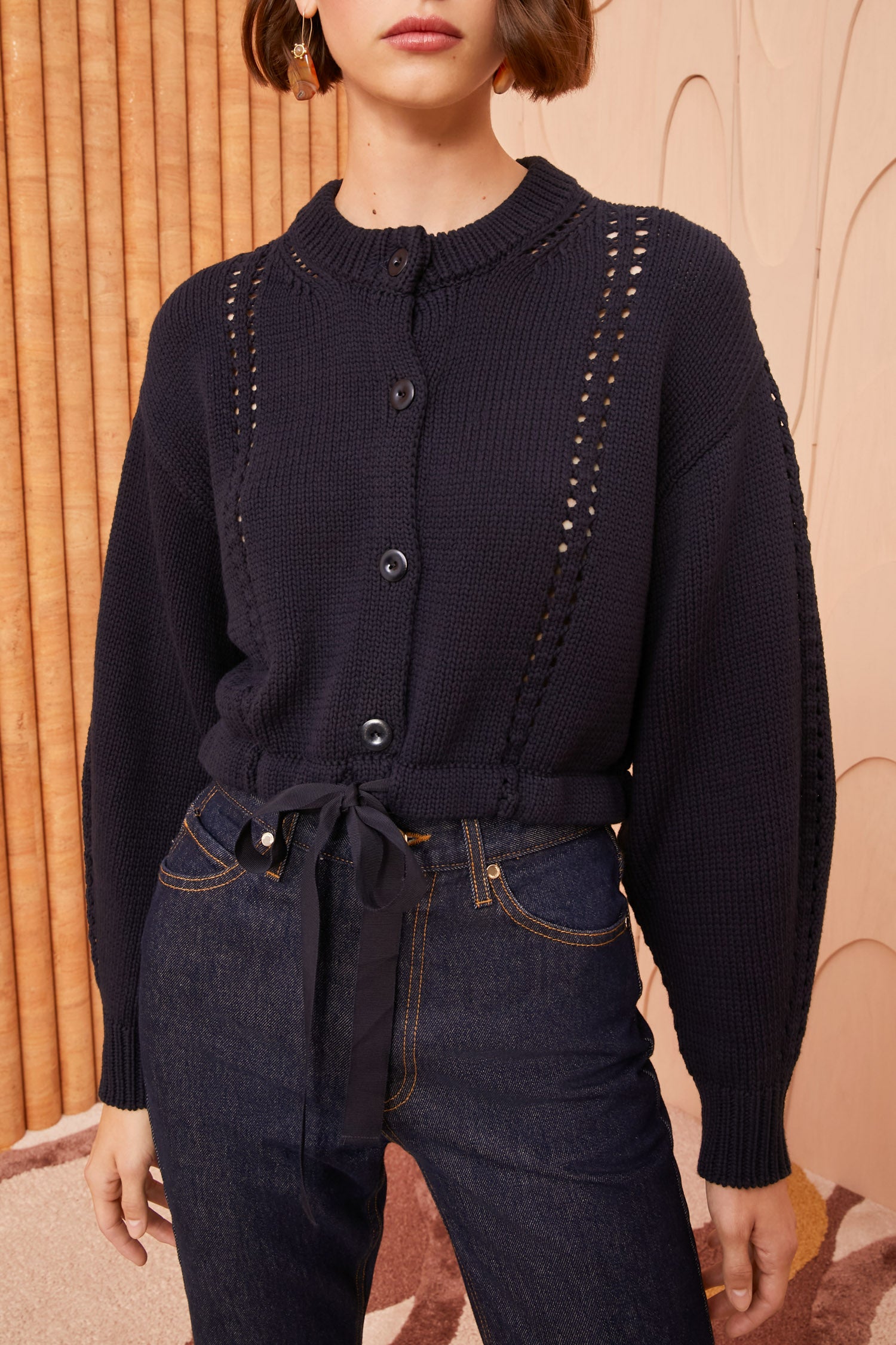 Magda Cardigan available in Midnight - Discover the perfect cardigan for your wardrobe