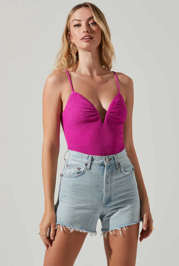 Magenta Fia Bodysuit - Shop Now