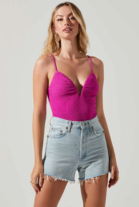 Magenta Fia Bodysuit - Shop Now