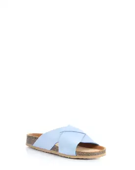 Maisie Sky Blue Slip-on Sandals - Top Google SEO Result