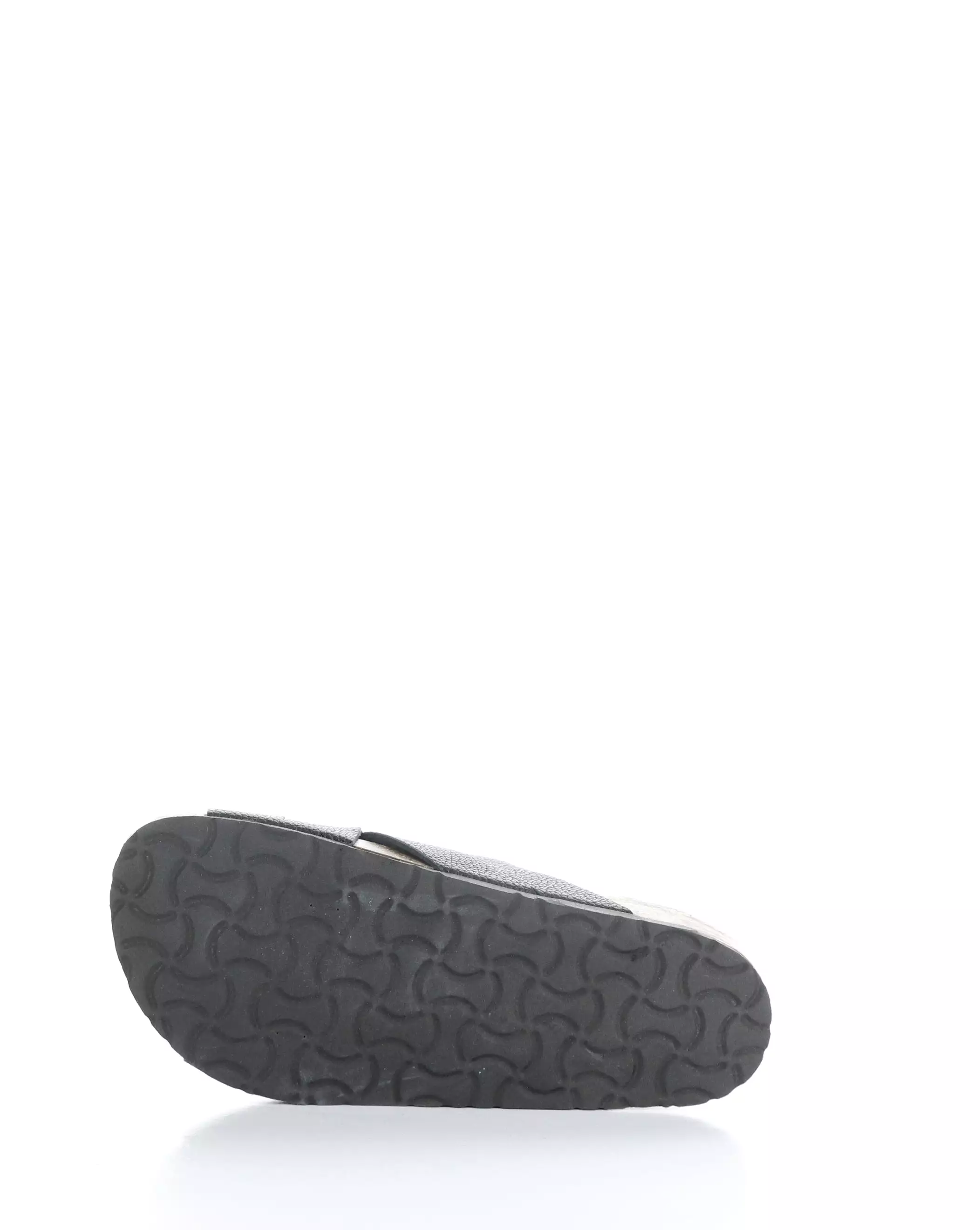 Matte Black Slip-on Sandals