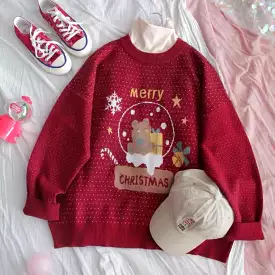 Merry Christmas Cute Soft Sweater - BY53333