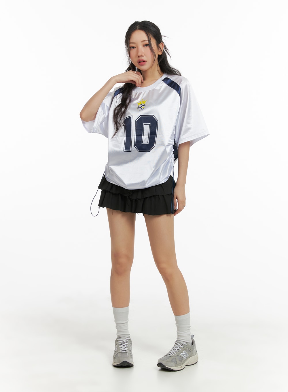 Metallic Oversized Football Jersey CM426 - Buy Now