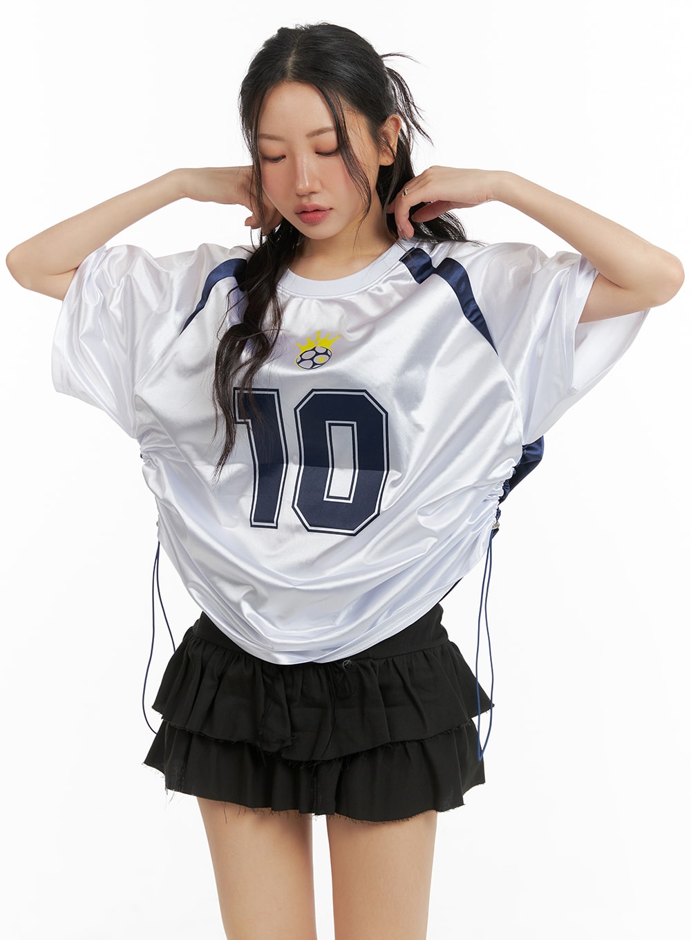 Metallic Oversized Football Jersey CM426 - Buy Now