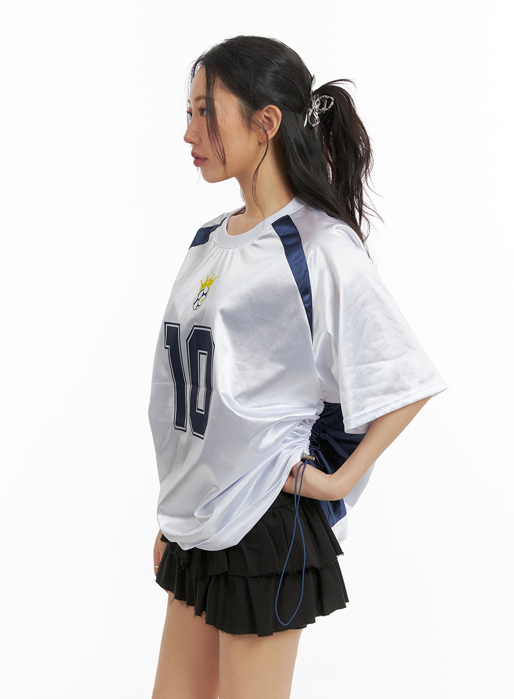 Metallic Oversized Football Jersey CM426 - Buy Now