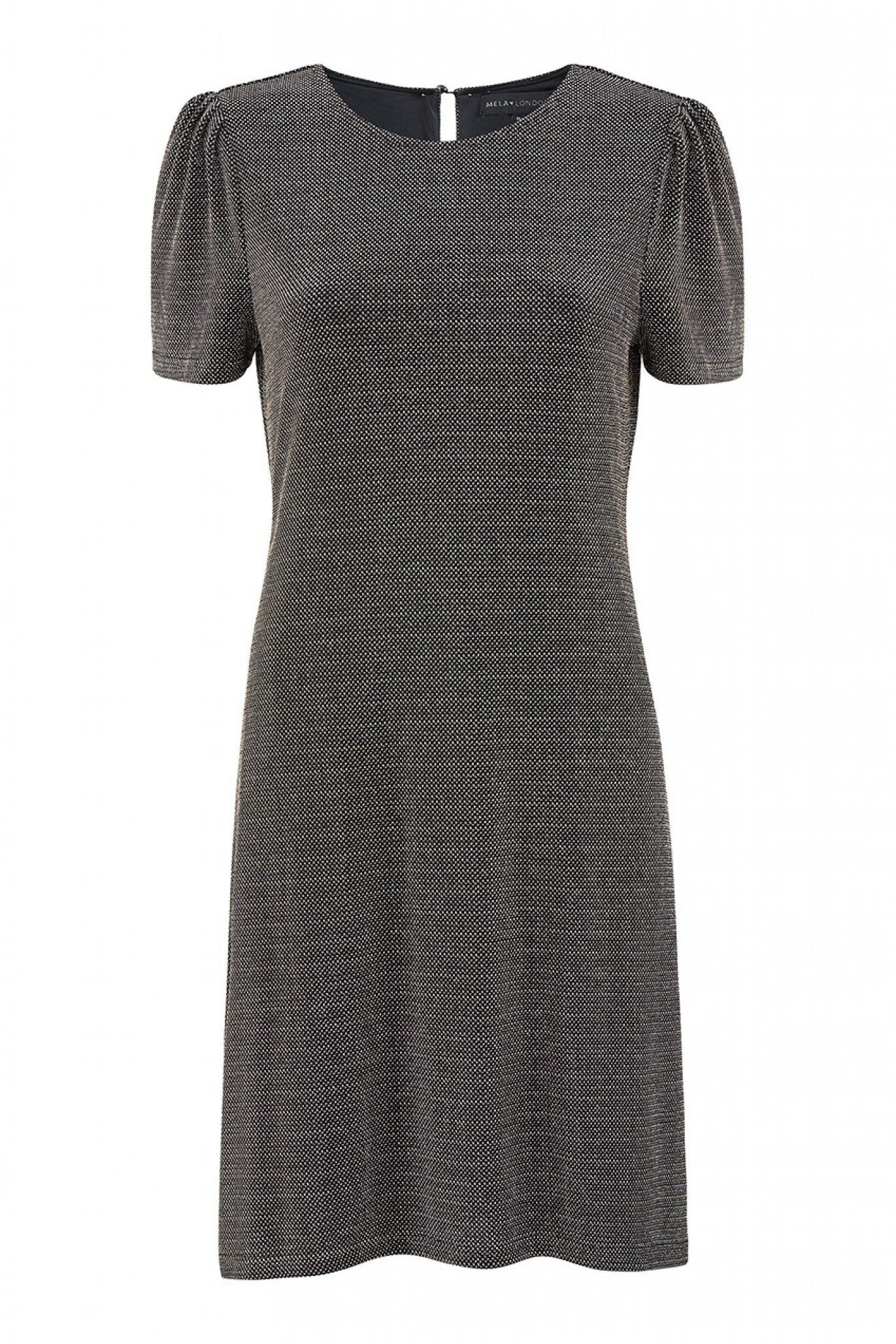 Metallic Stretch Tunic - Mela London