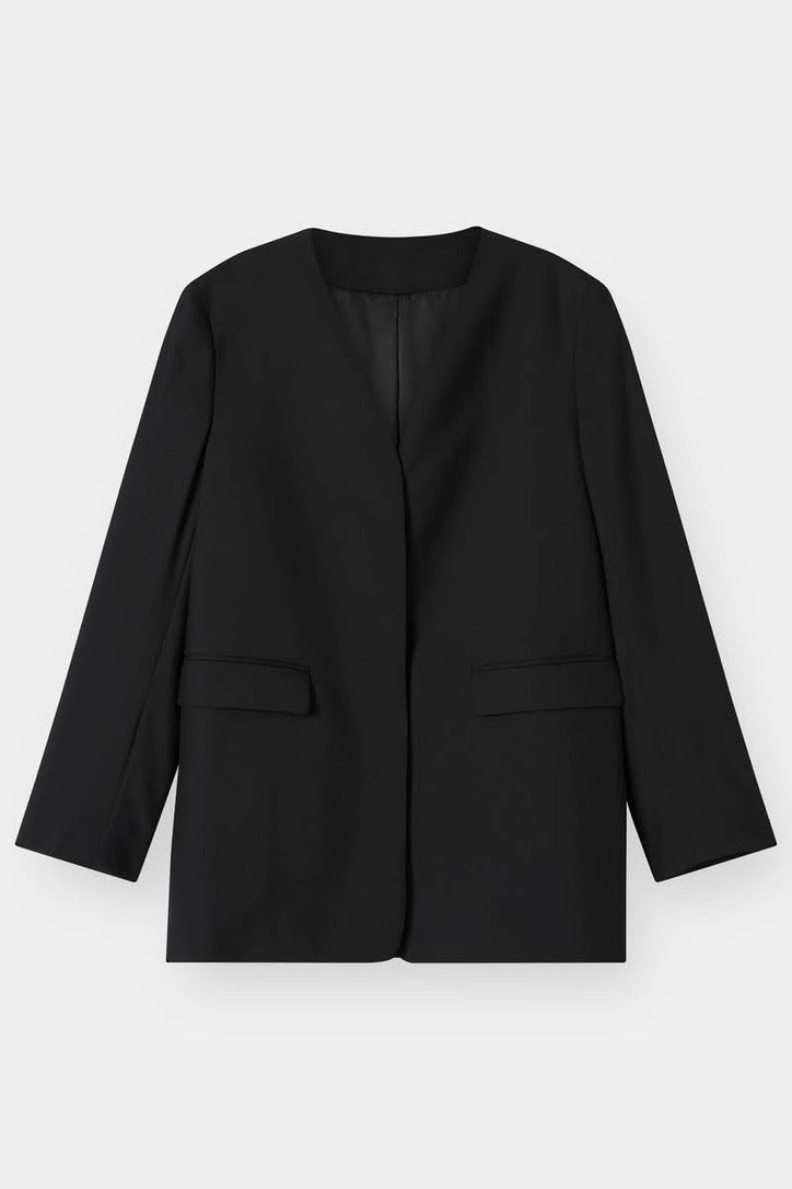 Modern Black Blazer