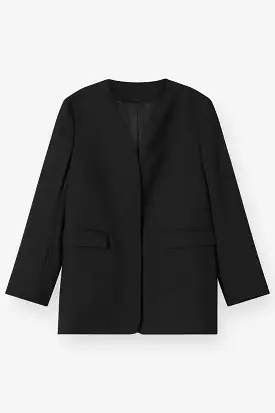 Modern Black Blazer