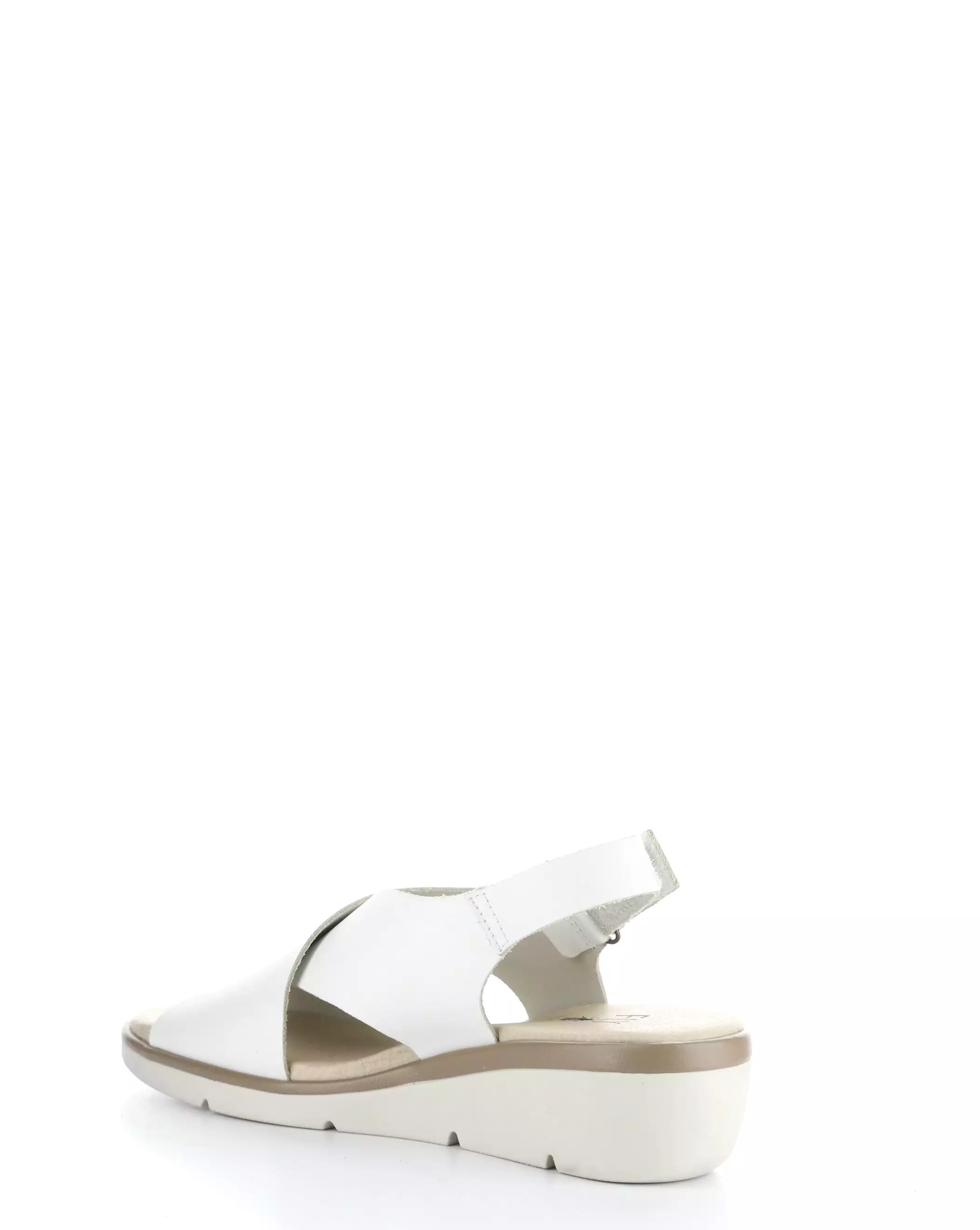 NABI058FLY - 001 WHITE Round Toe Sandals