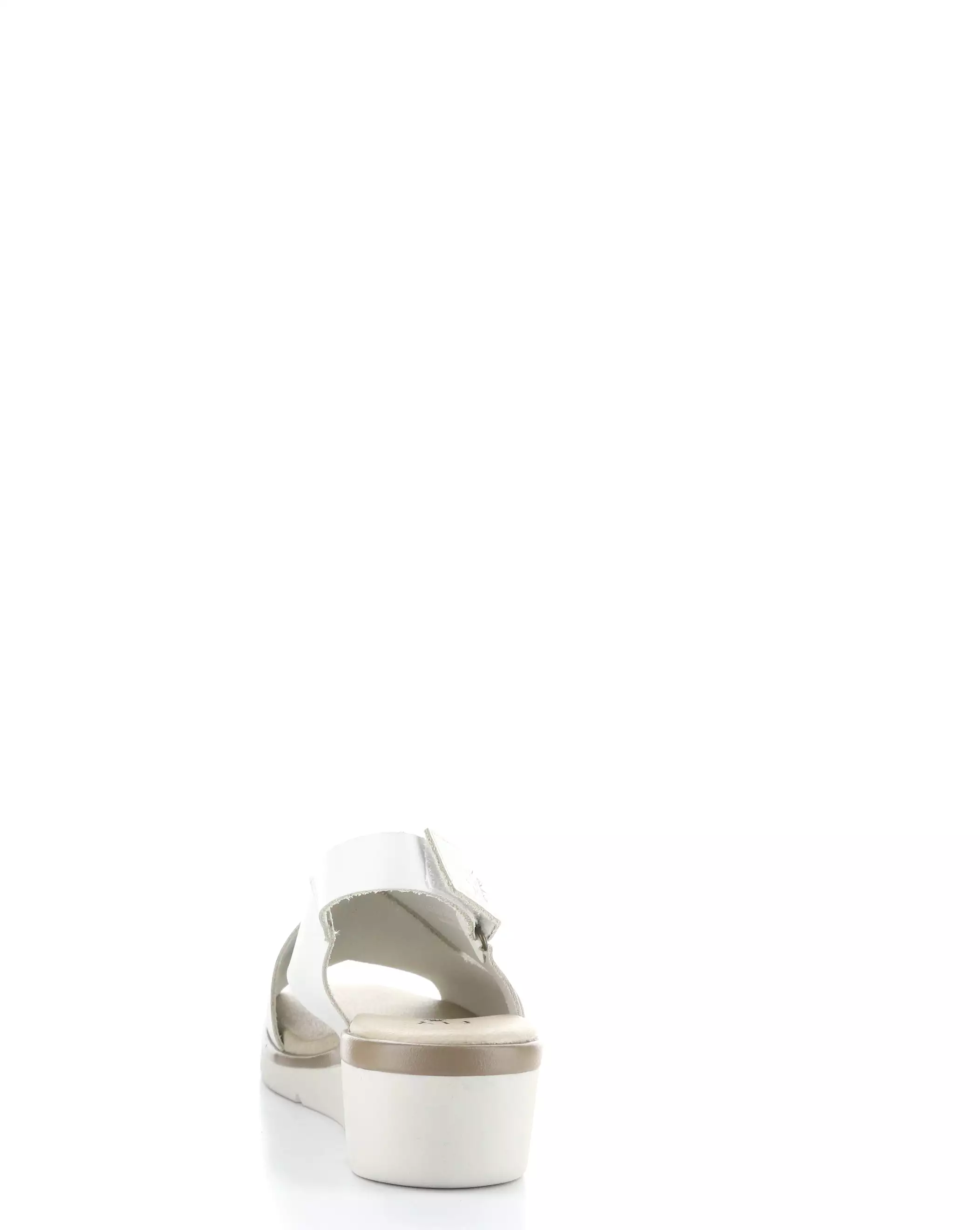 NABI058FLY - 001 WHITE Round Toe Sandals