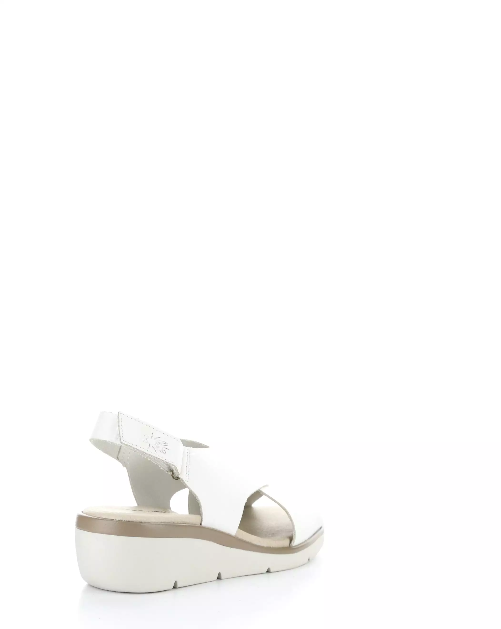 NABI058FLY - 001 WHITE Round Toe Sandals