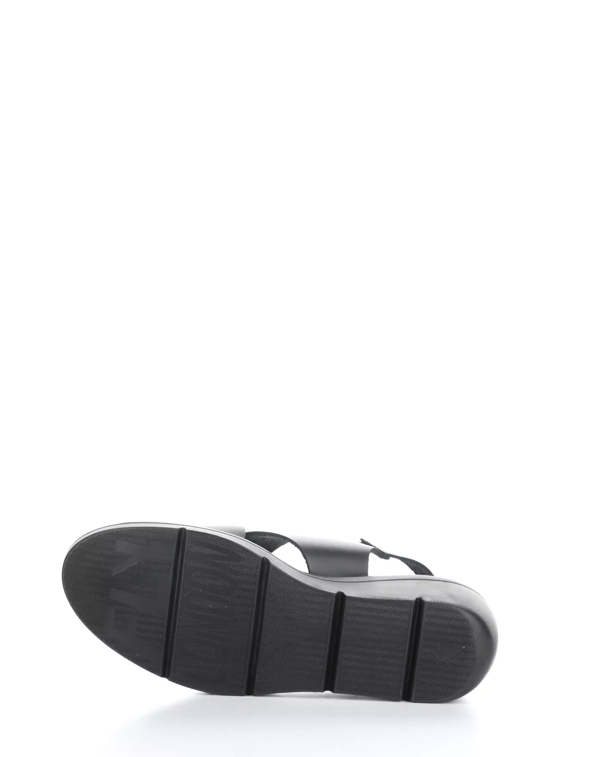 NABI058FLY 002 BLACK Sandals with Round Toe