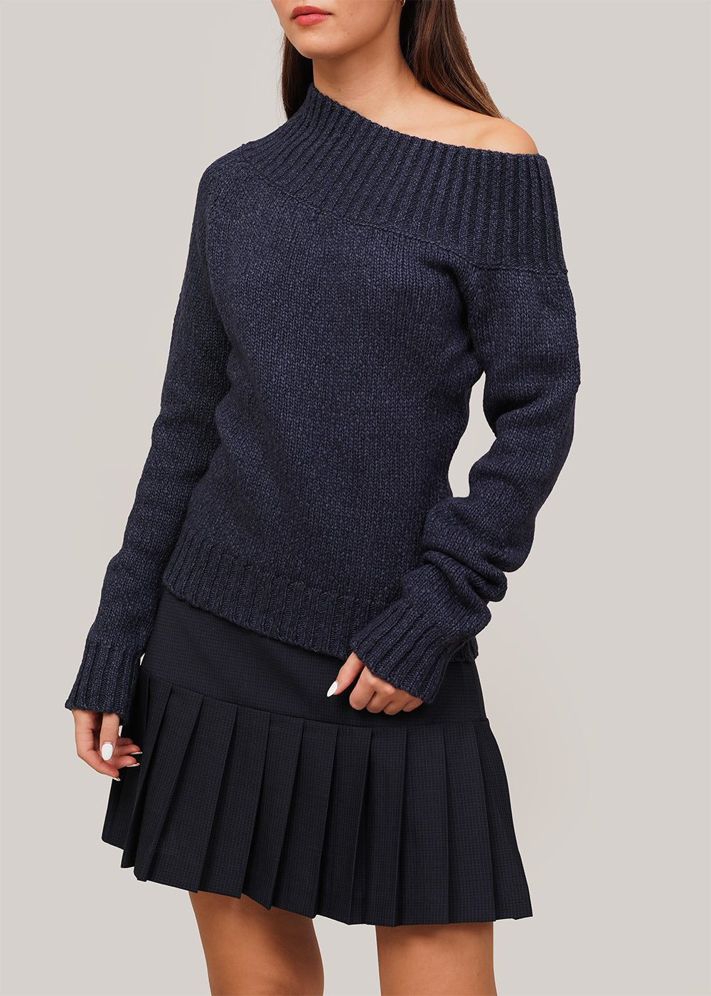 Navy Sweater Marti - Shop Now