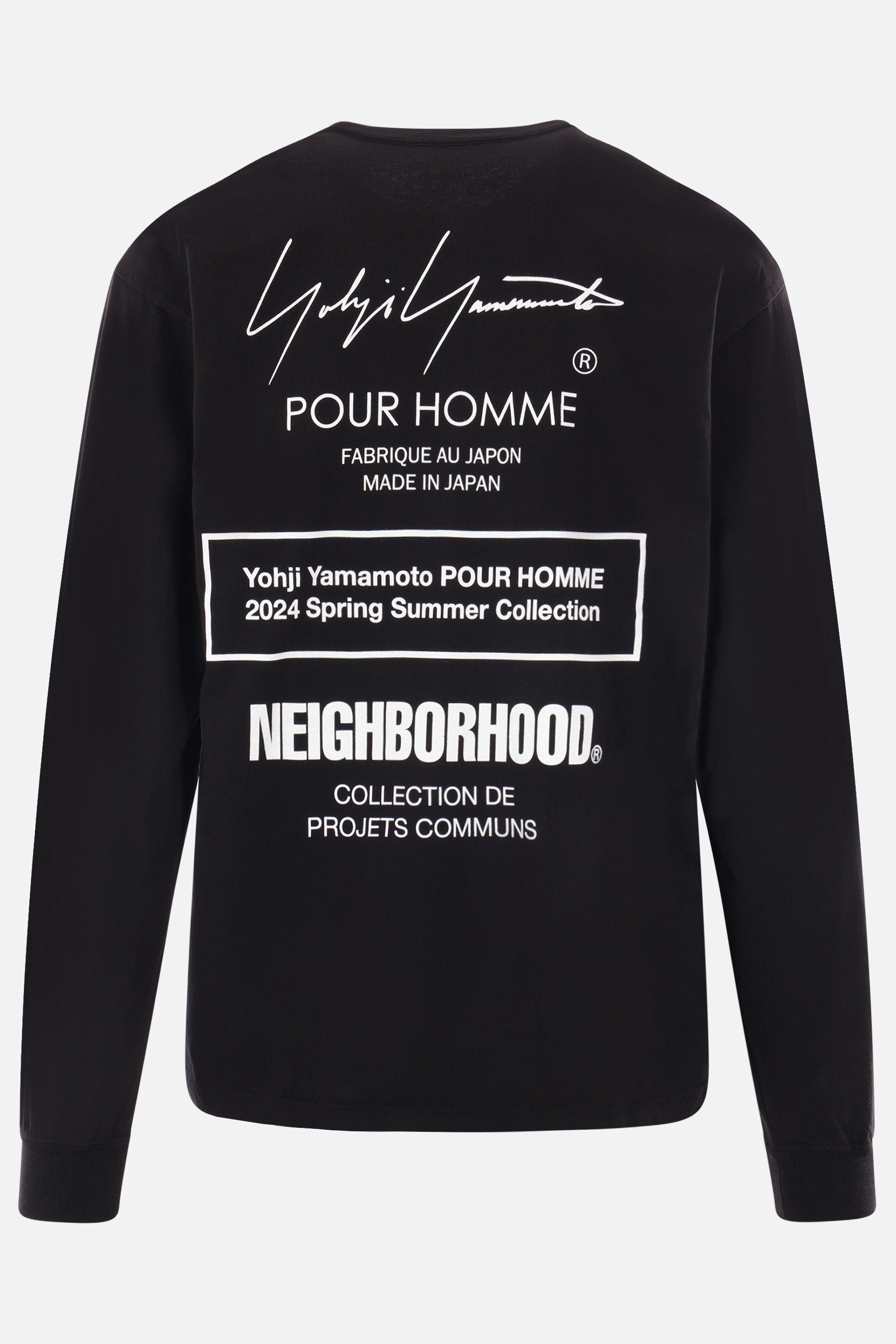 Neighborhood sweatshirt with printed logo.