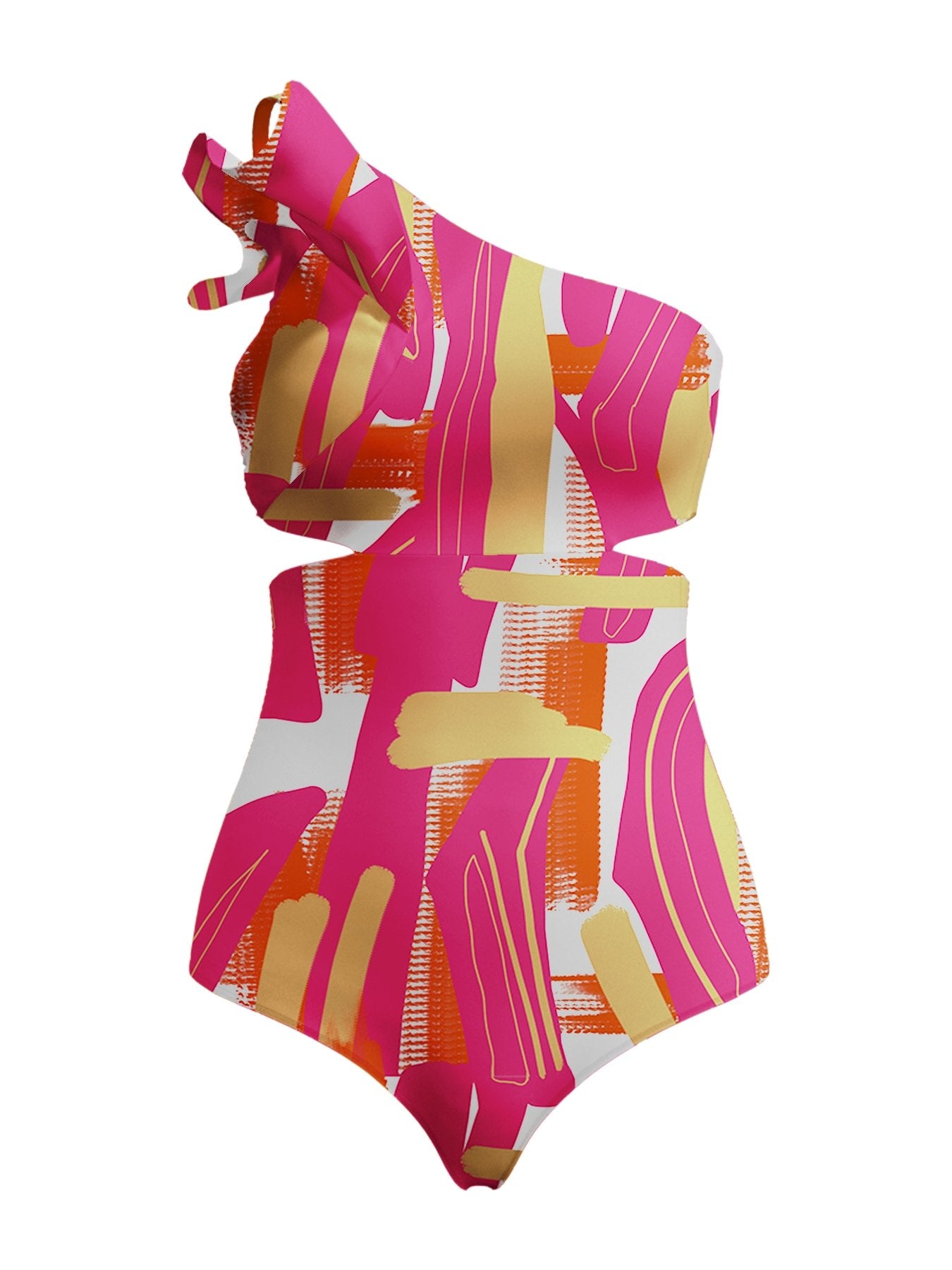 Nia Swimsuit - Abstract Rose can be rewritten for better Google SEO as Abstract Rose Nia Swimsuit.