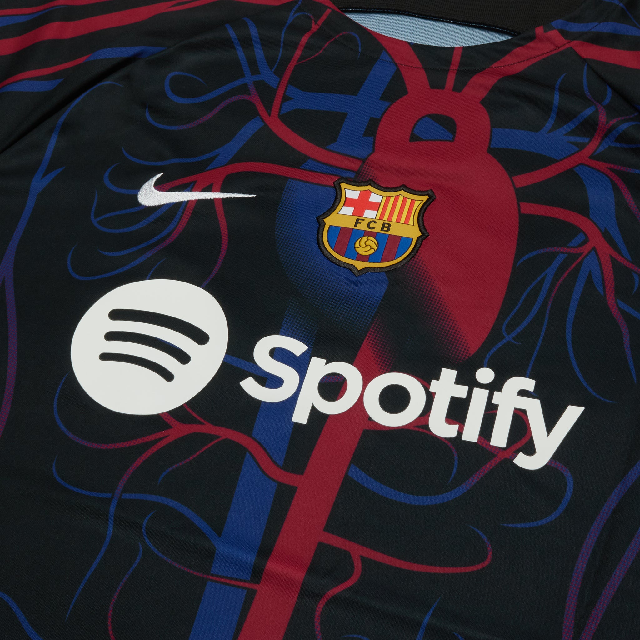 Nike x Patta x Barcelona FC Culers del Món Black White Pre-Match Kit