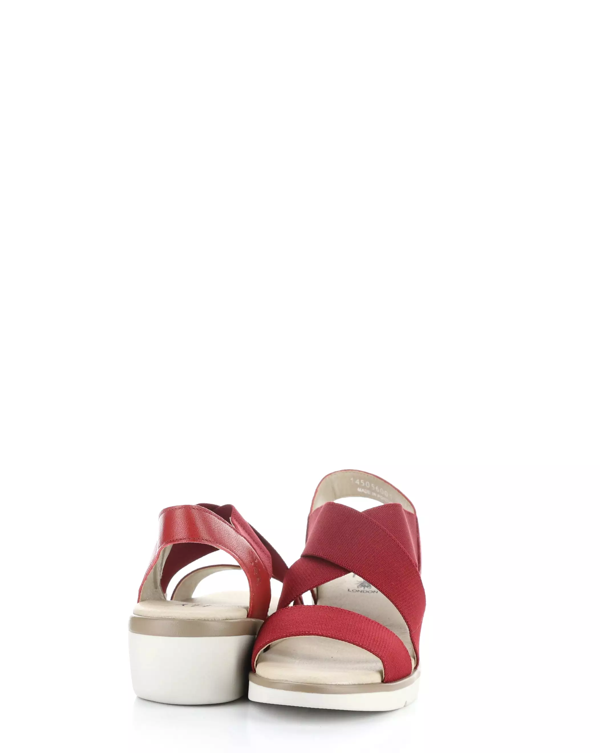 NOLI056FLY 001 LIPSTICK RED Sandals - Elasticated Design