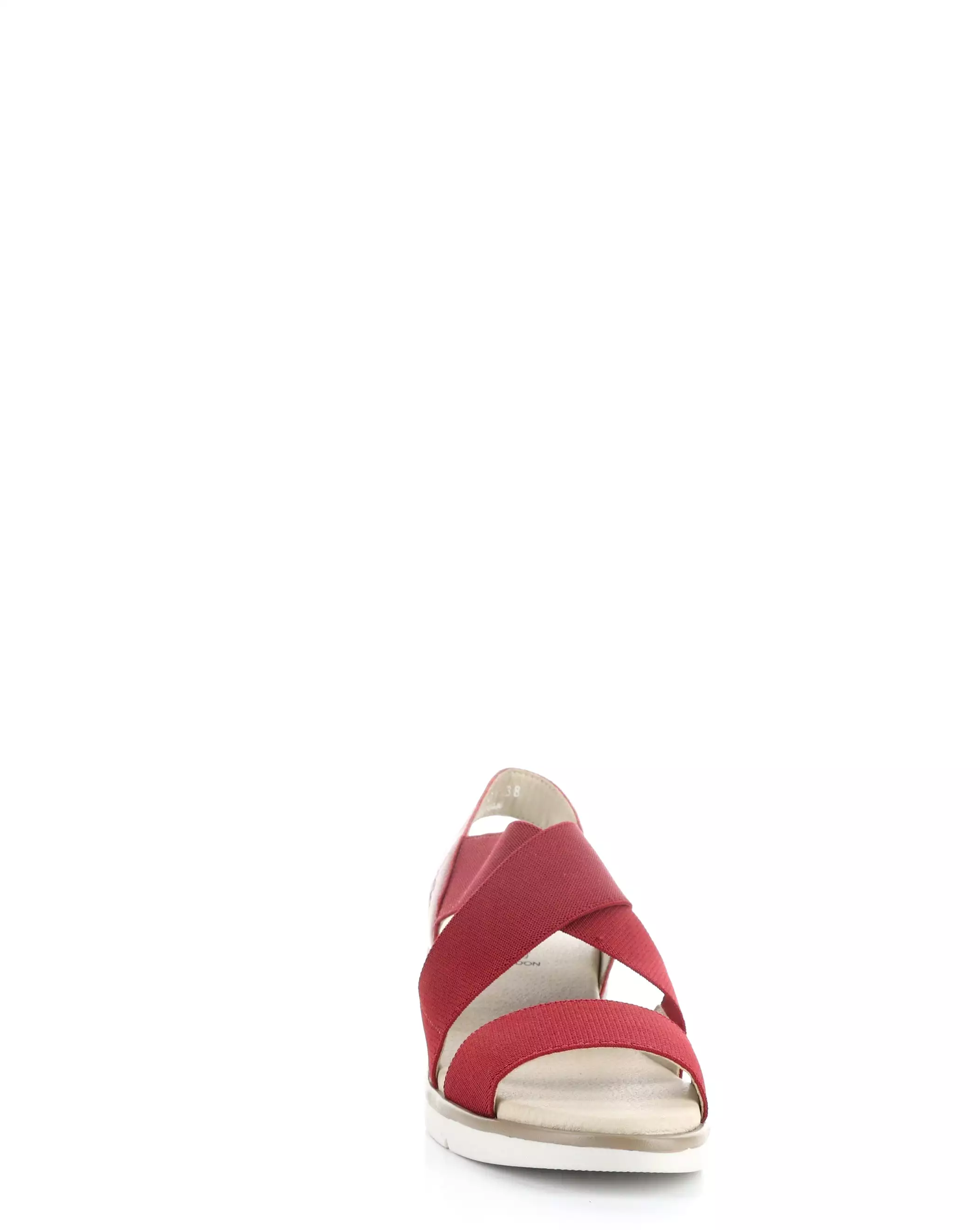 NOLI056FLY 001 LIPSTICK RED Sandals - Elasticated Design