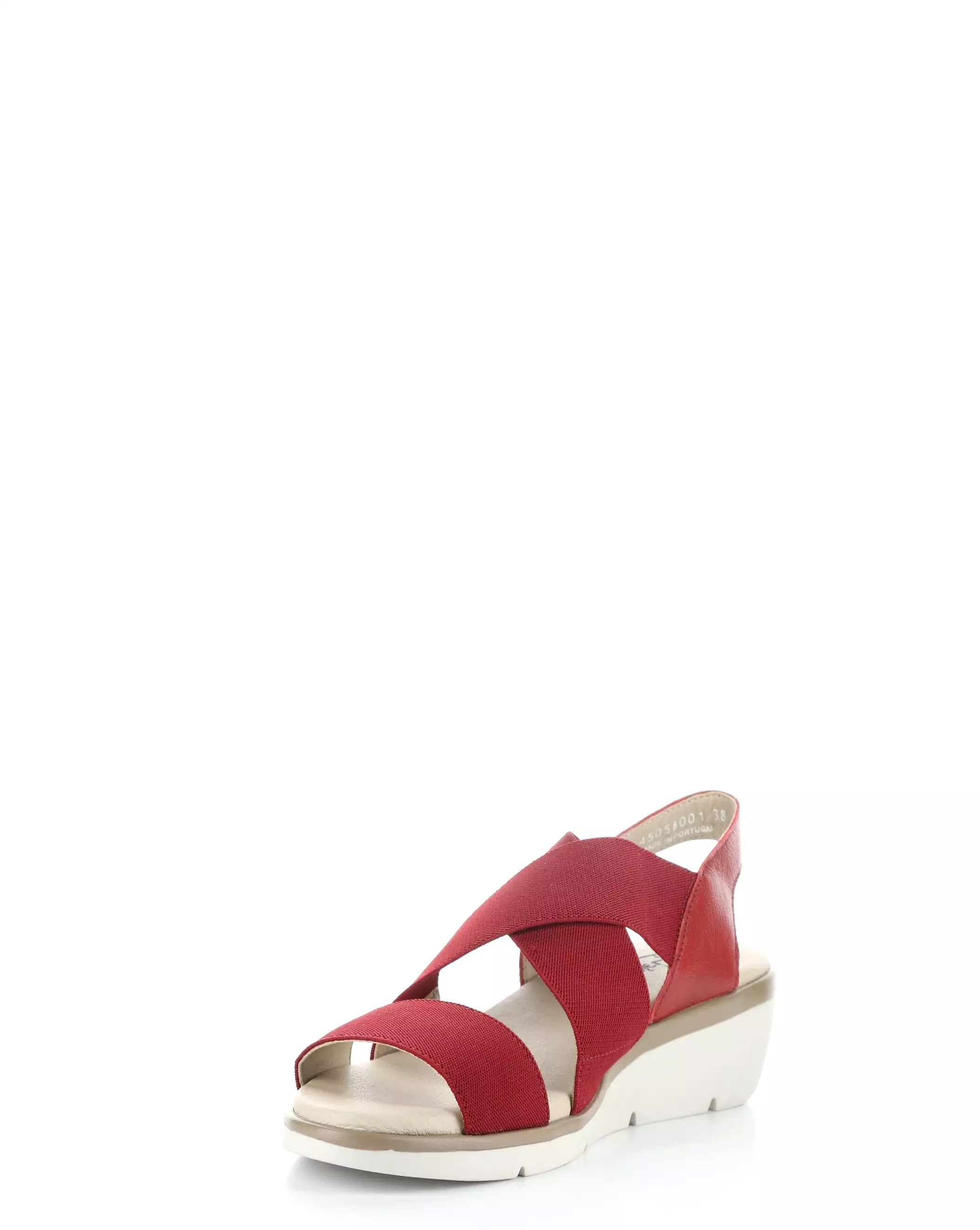 NOLI056FLY 001 LIPSTICK RED Sandals - Elasticated Design