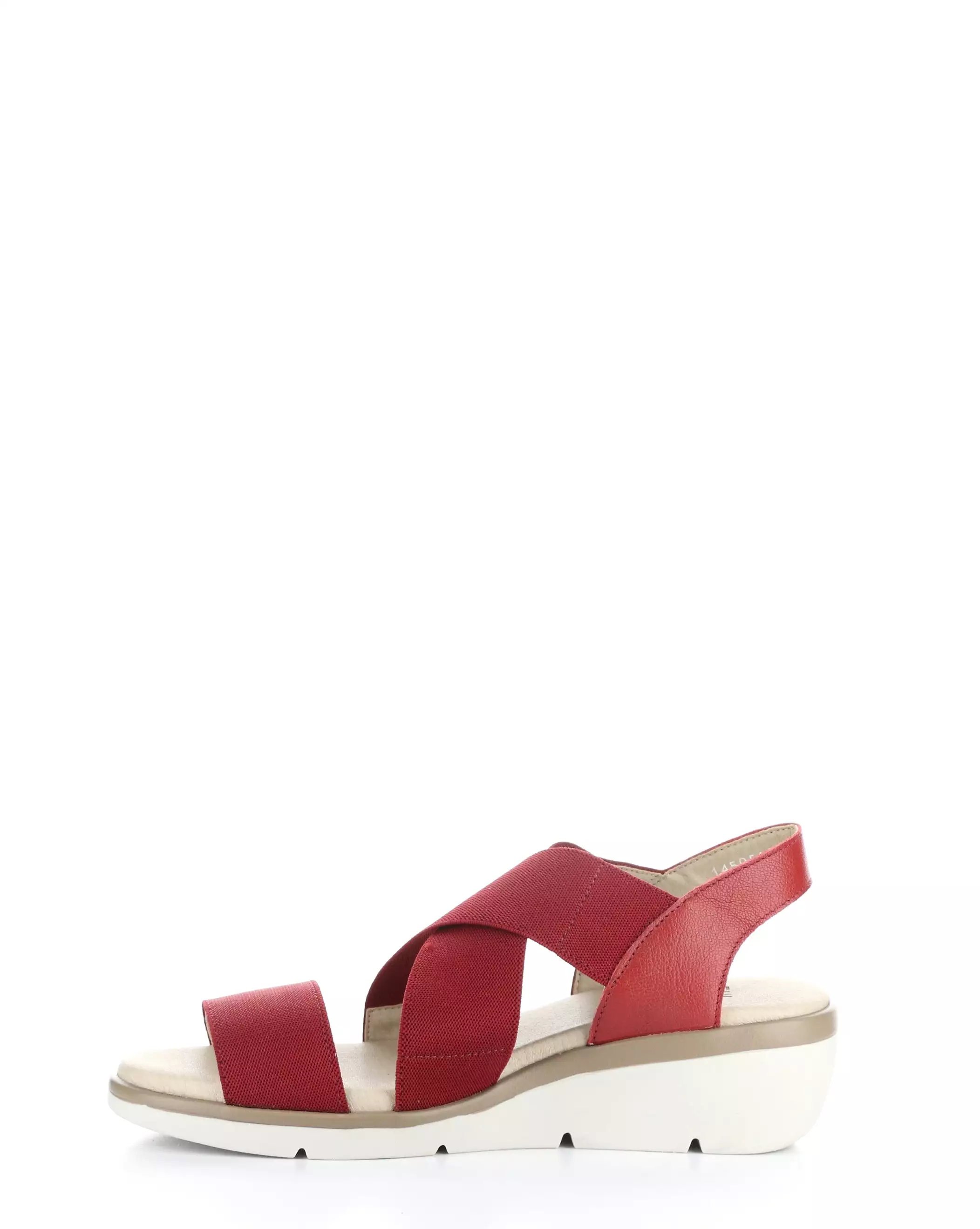 NOLI056FLY 001 LIPSTICK RED Sandals - Elasticated Design