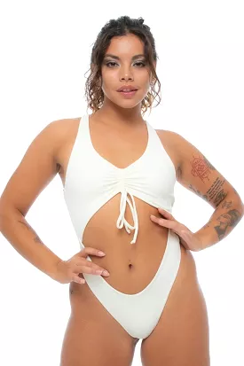 Nona Perkasa Ivory Bodysuit - Hotline