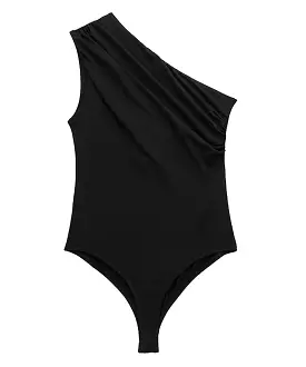 One Shoulder Bodysuit - Asymmetrical Design