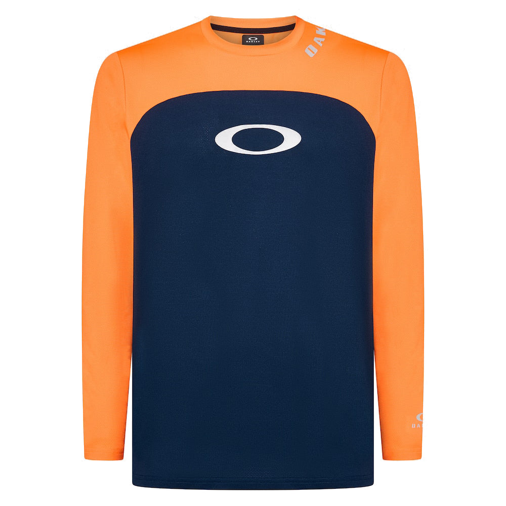 Orange and Blue Free Ride RC LS Jersey