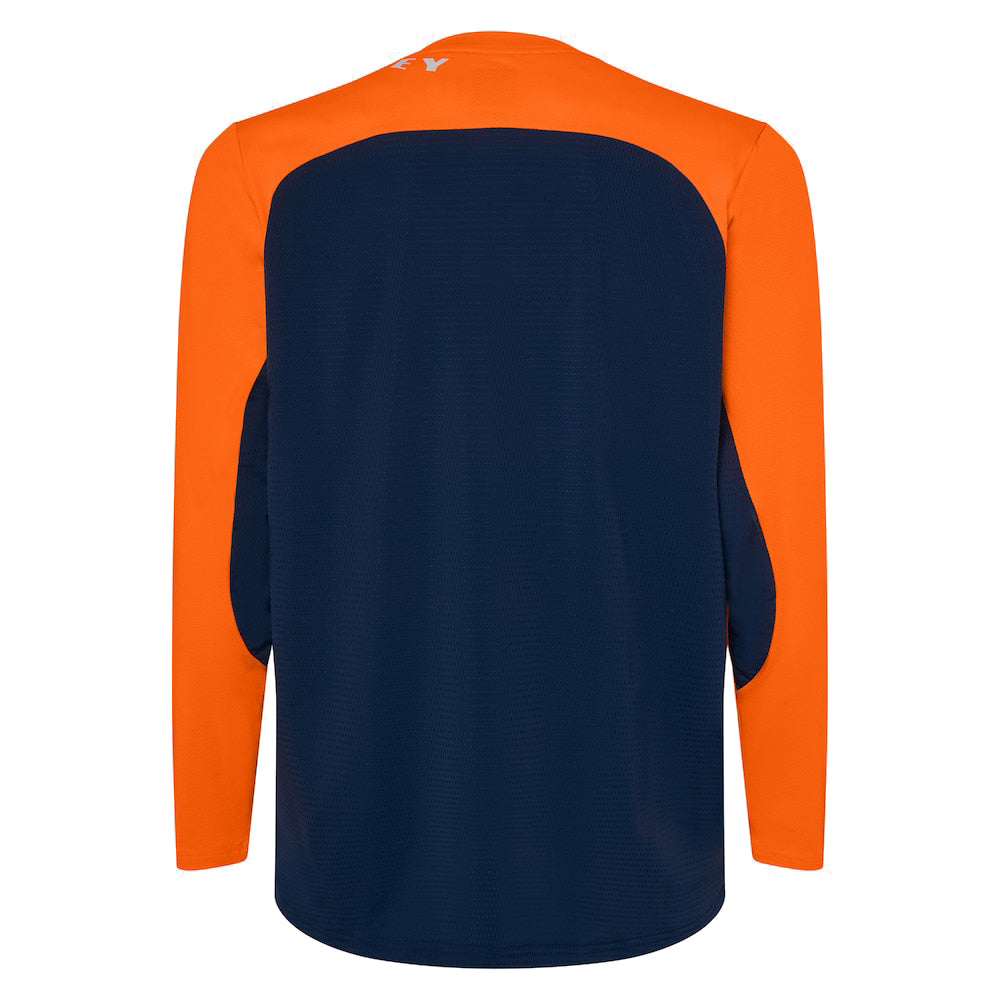 Orange and Blue Free Ride RC LS Jersey