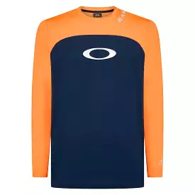 Orange and Blue Free Ride RC LS Jersey