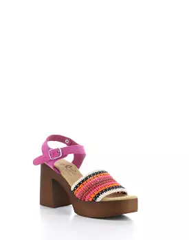 Orange Multi Round Toe Sandals by RENY