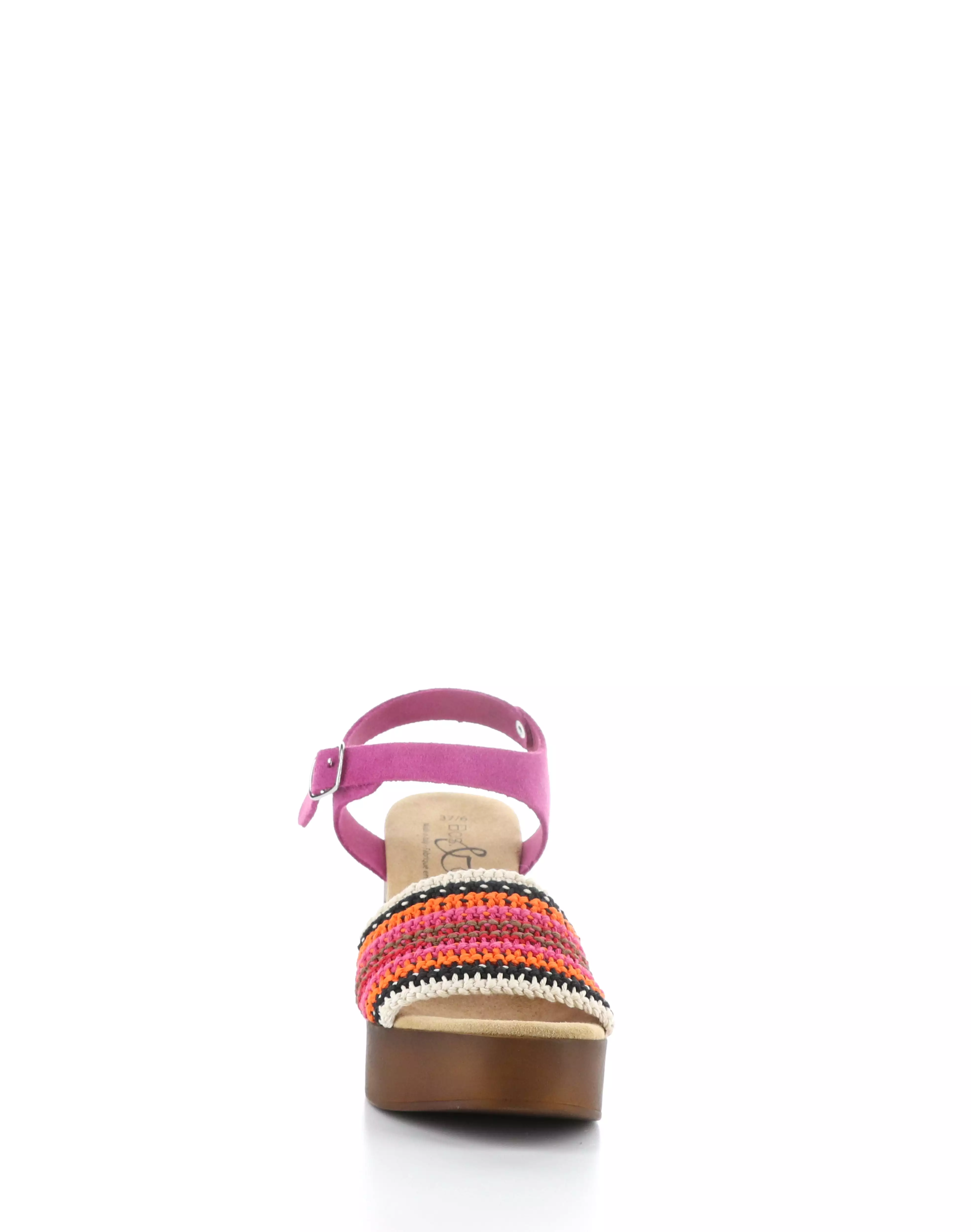 Orange Multi Round Toe Sandals by RENY