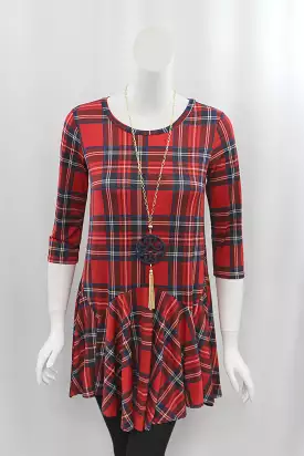 Peppermint Plaid Tunic - Shop now!