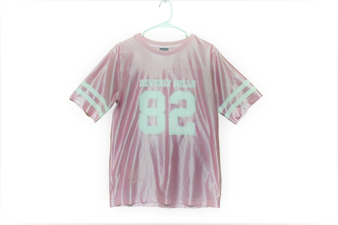 Pink Beverly Hills jersey top