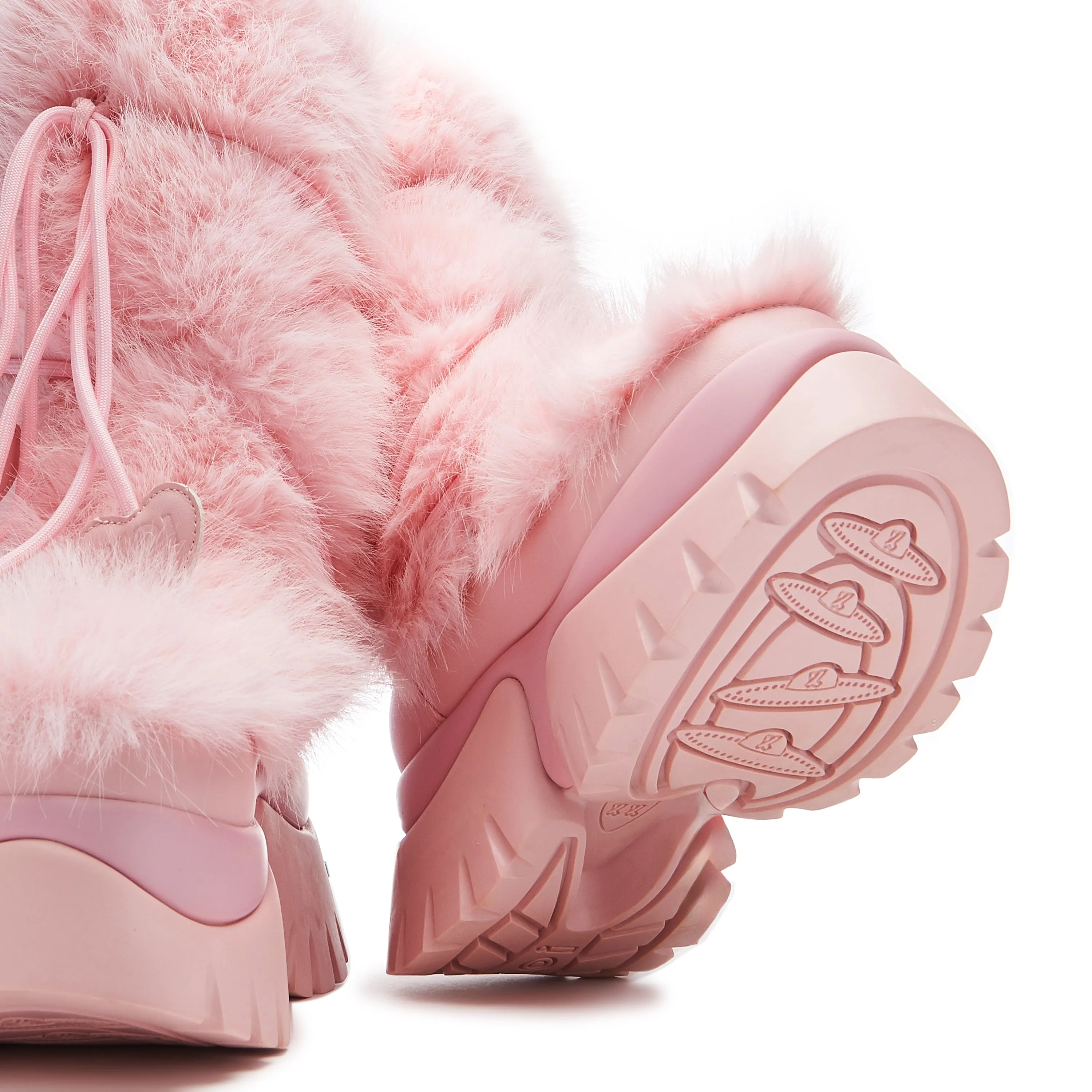 Pink Kawaii Sasquatch Fluffy Snow Boots