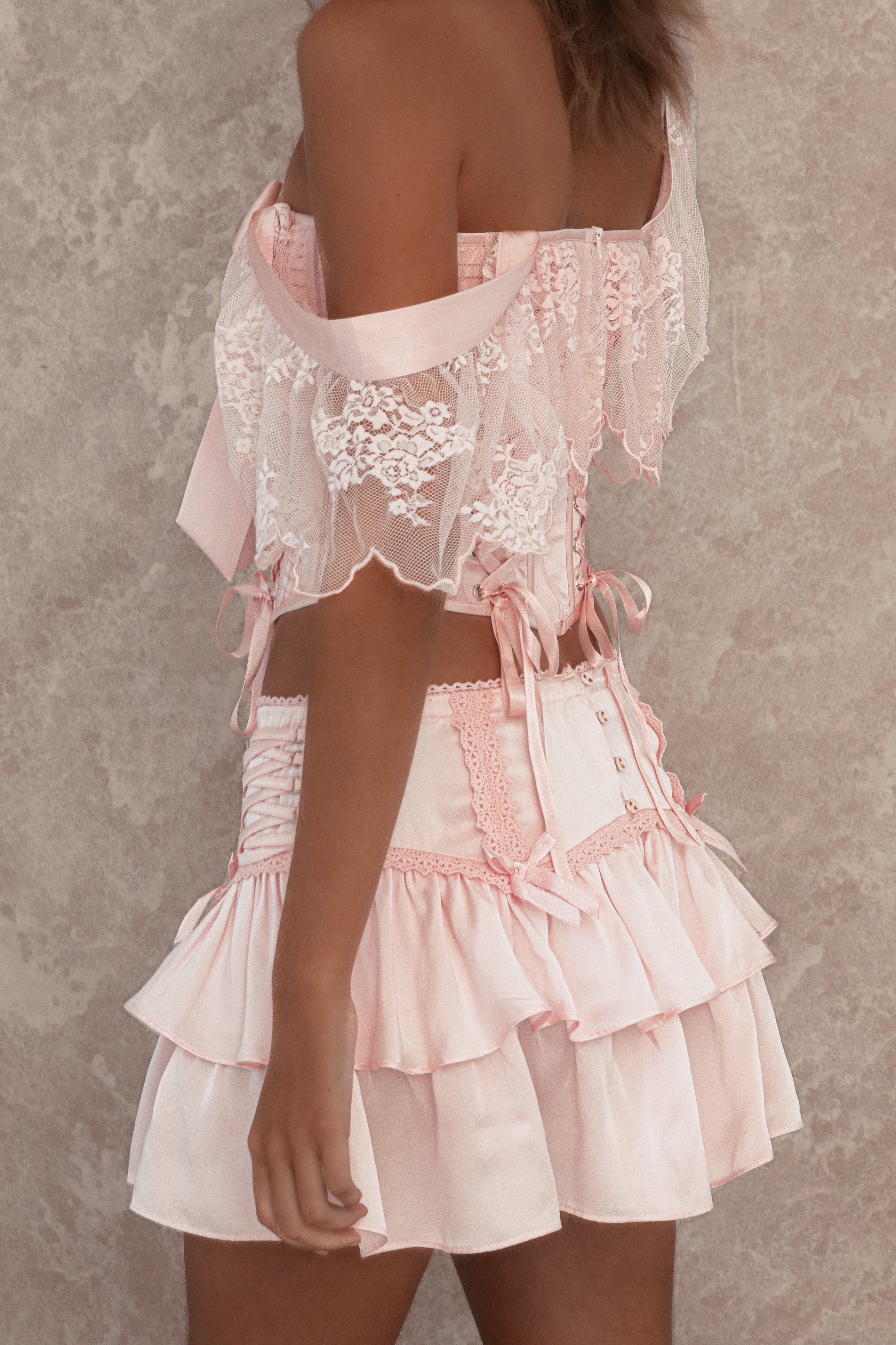 Pink Renaissance Bow Corset - Buy Now!